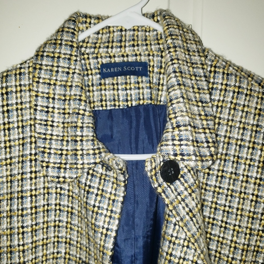 🍋Karen Scott Tweed blazer 🍋